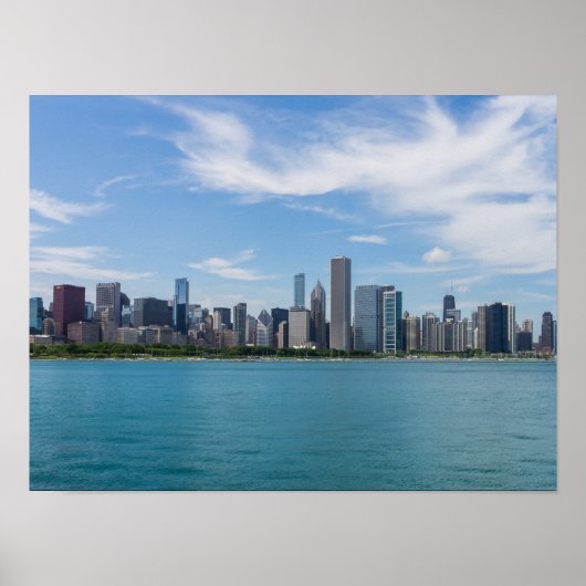 Chicago Day Cityscape Poster (Vorne)