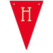 Chicago Deep Dish Pizza Party Happy Birthday Wimpelkette (Zweite Fahne)