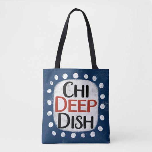 Chicago Deep Dish Tote Bag Tasche (Vorderseite)