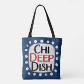 Chicago Deep Dish Tote Bag Tasche (Rückseite)