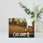 Chicago - die Bohne Postkarte (Stehend Vorderseite)