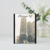 Chicago - die Bohne Postkarte (Stehend Vorderseite)