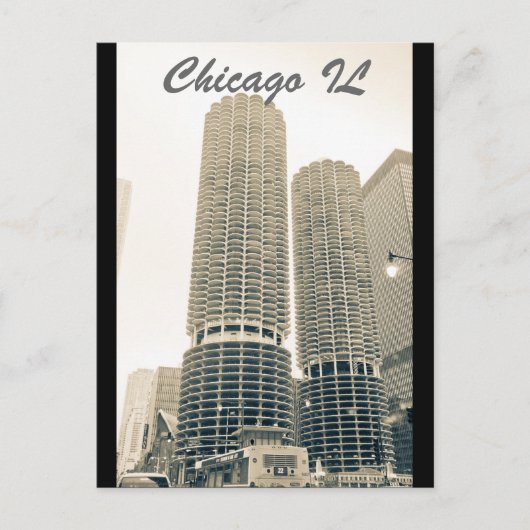 Chicago - die Bohne Postkarte (Vorderseite)