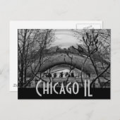 Chicago - die Bohne Postkarte (Vorne/Hinten)
