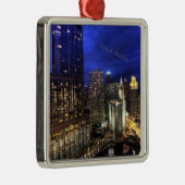 Chicago, die windy City Ornament Aus Metall (Rechts)