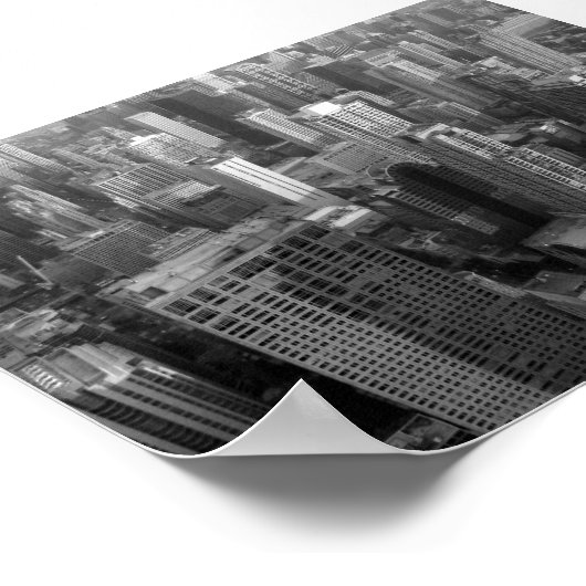 Chicago Downtown Poster (Ecke)