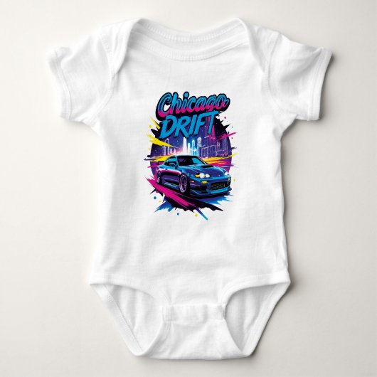 Chicago Drift Baby Strampler (Vorderseite)