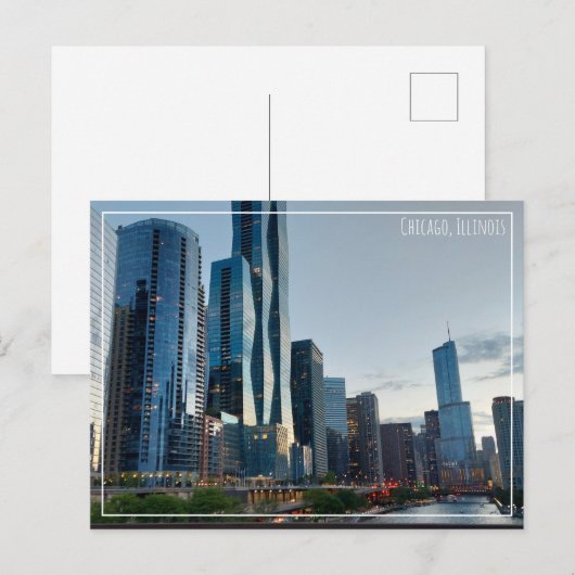 Chicago Drive Postkarte (Vorne/Hinten)