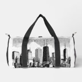Chicago Duffel Bag Drucktasche Schneiden Nähtasche Duffle Bag (Vorderseite)