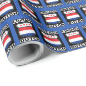 Chicago Dutch American Geschenkpapier (Rolleneckpunkt)