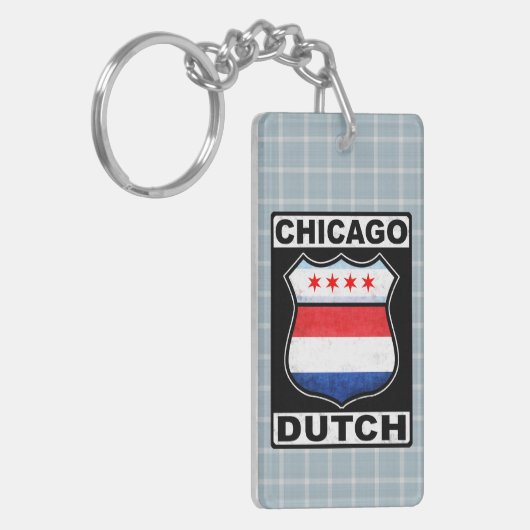 Chicago Dutch Shield Keyring Schlüsselanhänger (Vorderseite links)