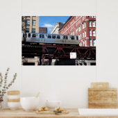 Chicago El Train Poster (Küche)