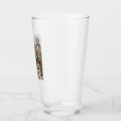 Chicago-El-Zug im Winterschnee Glas (Links)