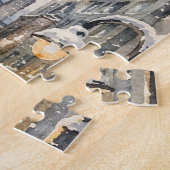 Chicago-El-Zug im Winterschnee Puzzle (Seite)