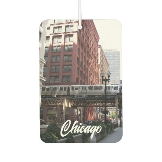 Chicago Elevated Loop Bahn Autolufterfrischer (Vorderseite)