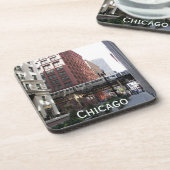 Chicago Elevated Loop Bahn Getränkeuntersetzer (Linke Seite)