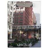 Chicago Elevated Loop Bahn Klemmbrett (Vorderseite)
