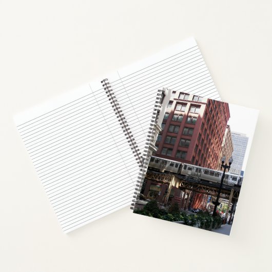 Chicago Elevated Loop Bahn Notizblock (Innenseite)