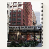 Chicago Elevated Loop Bahn Notizblock (Rückseite)
