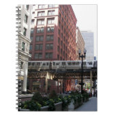 Chicago Elevated Loop Bahn Notizblock (Vorderseite)
