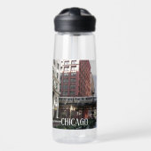Chicago Elevated Loop Bahn Trinkflasche (Vorne)