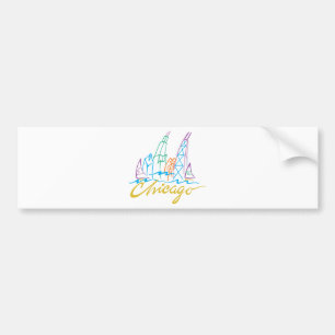 CHICAGO-EMB AUTOAUFKLEBER