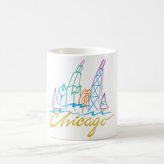 CHICAGO-EMB KAFFEETASSE (Mittel)
