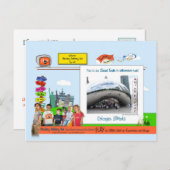 Chicago! Es ist DEINE Art von Stadt! Postkarte (Vorne/Hinten)