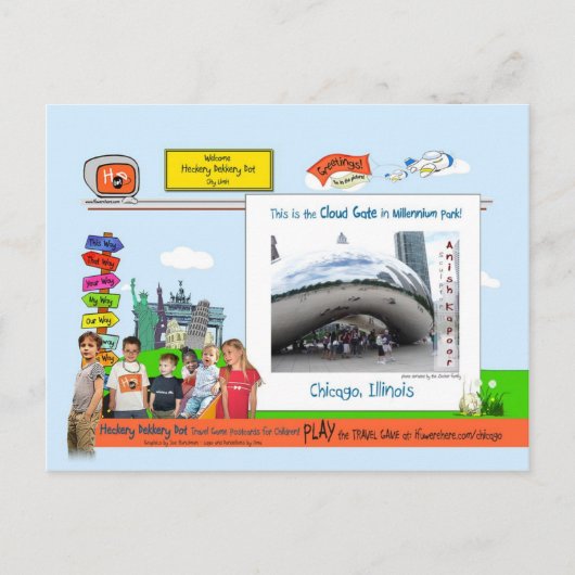 Chicago! Es ist DEINE Art von Stadt! Postkarte (Vorderseite)