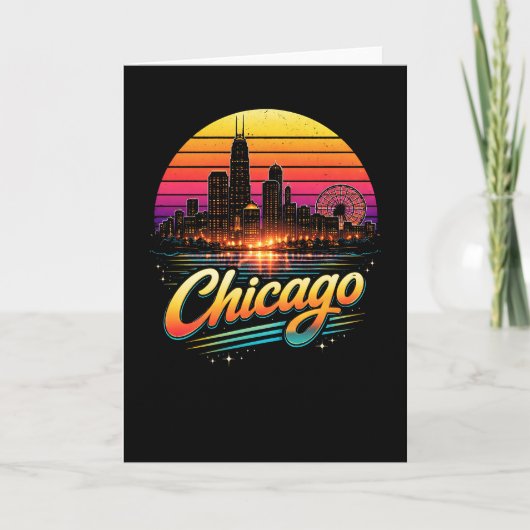 Chicago Feiertagskarte (Vorderseite)
