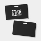 Chicago Fire Rescue Department Feuerwehrmann Ausweis (Front & Back)