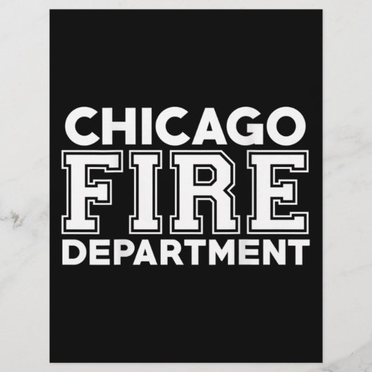 Chicago Fire Rescue Department Feuerwehrmann Flyer (Vorne)