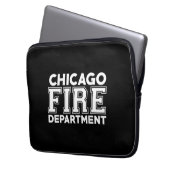 Chicago Fire Rescue Department Feuerwehrmann Laptopschutzhülle (Vorderseite Links)