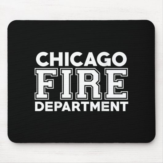 Chicago Fire Rescue Department Feuerwehrmann Mousepad (Vorne)