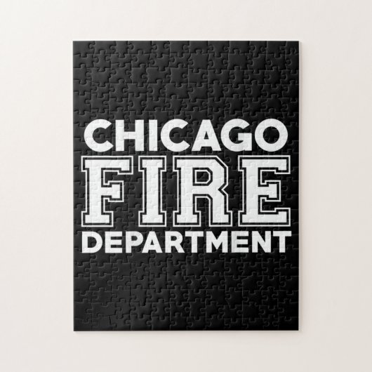 Chicago Fire Rescue Department Feuerwehrmann Puzzle (Vertikal)