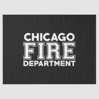 Chicago Fire Rescue Department Feuerwehrmann Seidenpapier