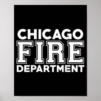 Chicago Fire Rescue Department Firefighter Poster