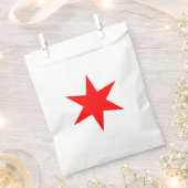 Chicago Flag 6-Punkte-Star Geschenktütchen (Ausgeschnitten)