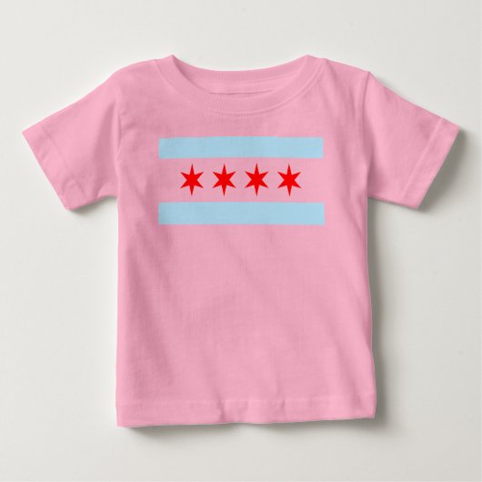 Chicago Flag Baby T-shirt (Vorderseite)