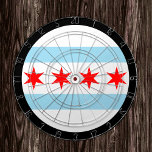 Chicago Flag Dartboard & Illinois / USA-Spielbrett Dartscheibe<br><div class="desc">Dartboard: Illinois & City of Chicago Fahnen,  Familienspass Spiele - Liebe mein Land,  Sommerspiele,  Ferien,  Vatertag,  Geburtstagsparty,  Uni Schüler / Sportfans</div>