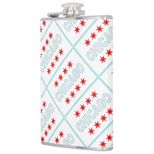 Chicago Flag Flachmann (Links)