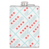 Chicago Flag Flachmann (Rückseite)