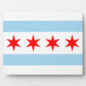 Chicago Flag Fotoplatte (Vorderseite)