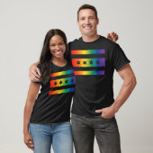 Chicago Flag & Gay Pride FlagCombo LGBT Pride T-Shirt (Unisex)