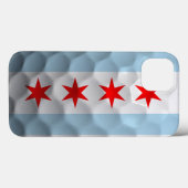 Chicago Flag Golf Ball Pattern Case-Mate iPhone Hülle (Rückseite (Horizontal))