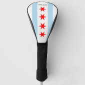 Chicago Flag Golf Clubs Covers / Illinois Headcover (Vorderseite)