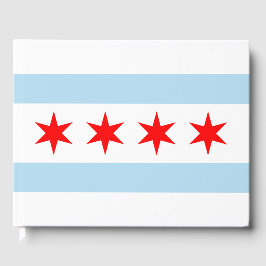 Chicago Flag Guest Book Gästebuch