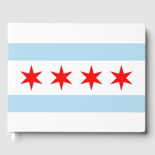 Chicago Flag Guest Book Gästebuch (Vorderseite)