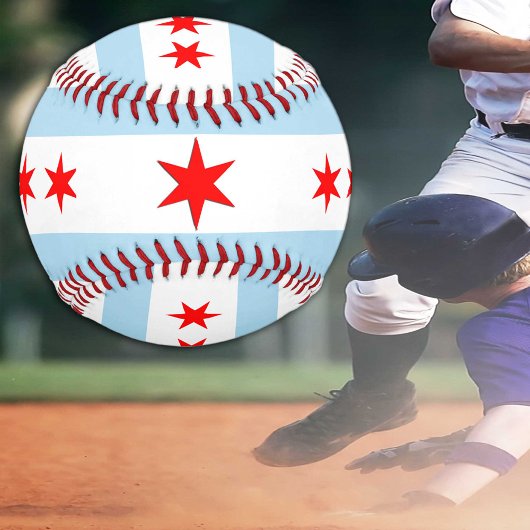 Chicago Flag, Illinois sport / Baseball Balls
