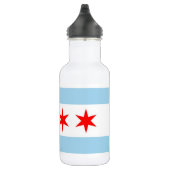 Chicago Flag, Illinois Staat Liberty Flasche Edelstahlflasche (Rechts)